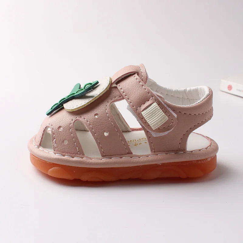 summer baby sandals for girl shoes children baby toddler shoes kids infant soft bottom sandals fashion cute shoes 0-2 years old