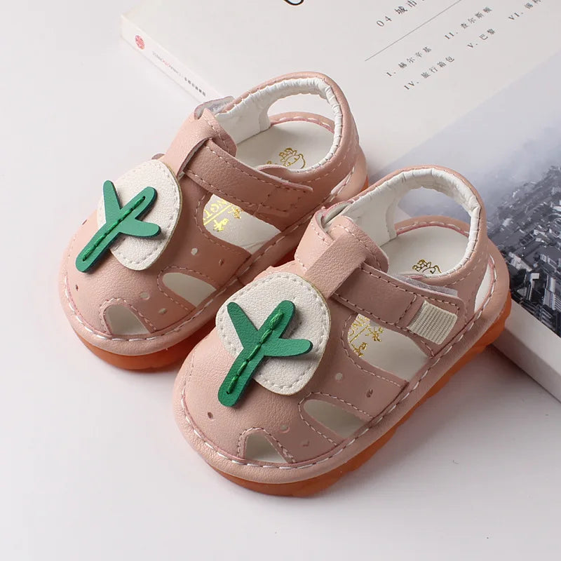 summer baby sandals for girl shoes children baby toddler shoes kids infant soft bottom sandals fashion cute shoes 0-2 years old