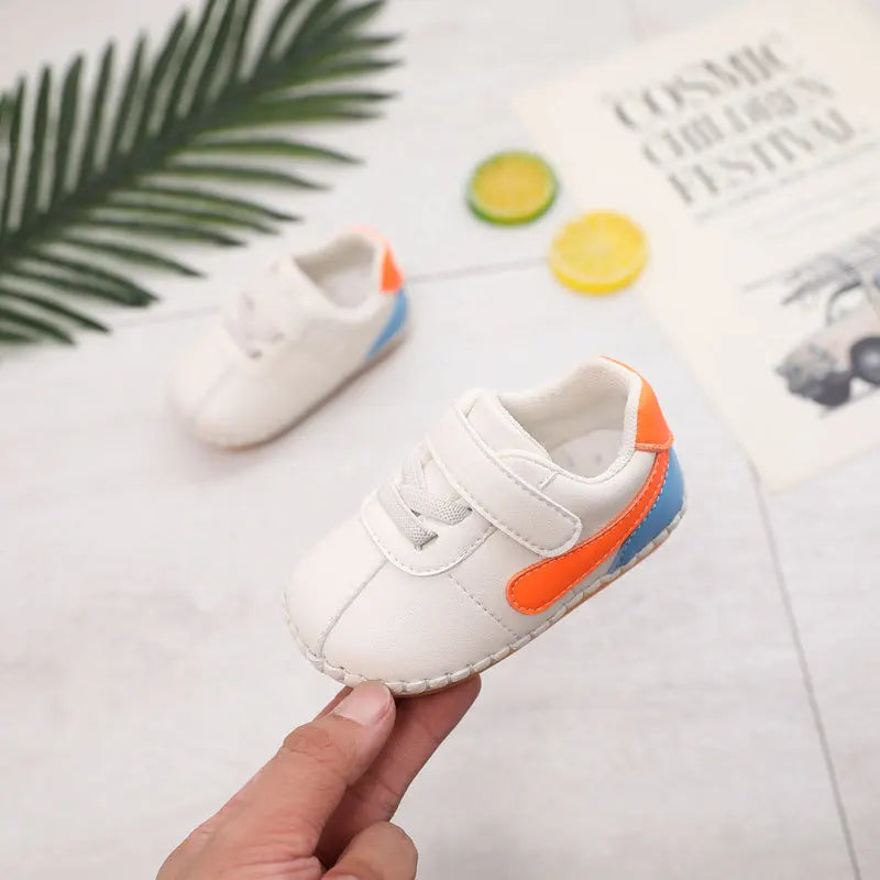 Baby Girls Sneakers Kids Shoes Autumn Soft-soled Breathable Toddler Shoes 0-2 Years Infant Boys Casual Leather Shoes