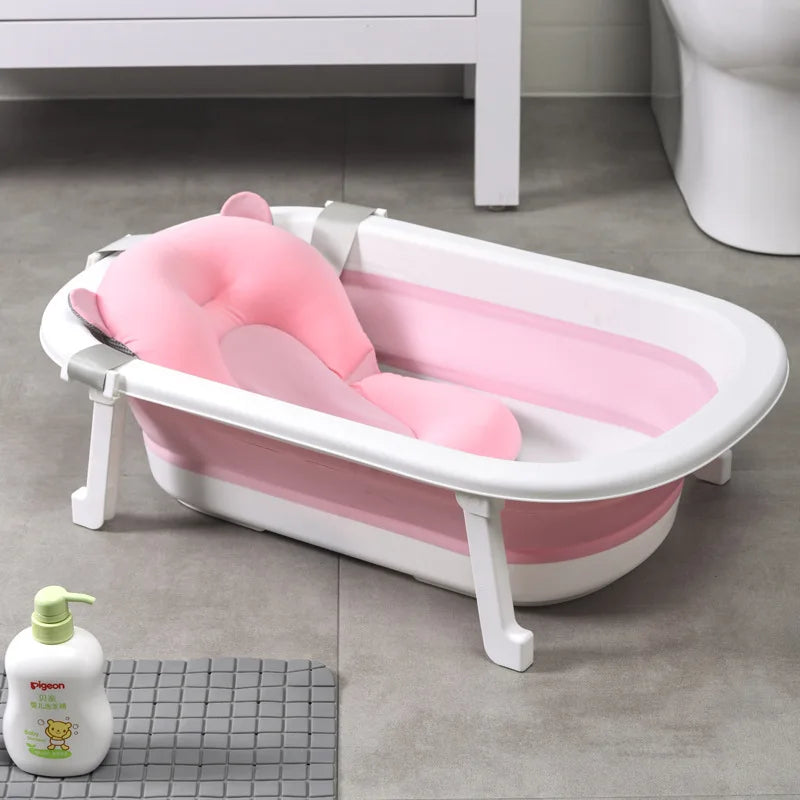 Newborn Baby Folding Tub with Household Supplies, Children's Bucket, Take Bath Bucket