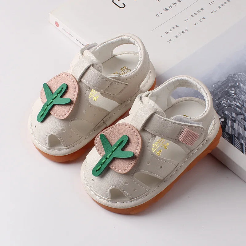 summer baby sandals for girl shoes children baby toddler shoes kids infant soft bottom sandals fashion cute shoes 0-2 years old