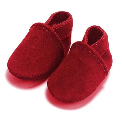 baby moccasins suede genuine leather First Walkers Newborn Baby Boy Girl Soft Moccs Shoes tassels Non-slip Crib Shoe