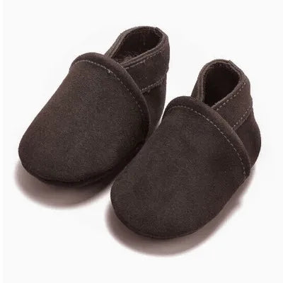 baby moccasins suede genuine leather First Walkers Newborn Baby Boy Girl Soft Moccs Shoes tassels Non-slip Crib Shoe