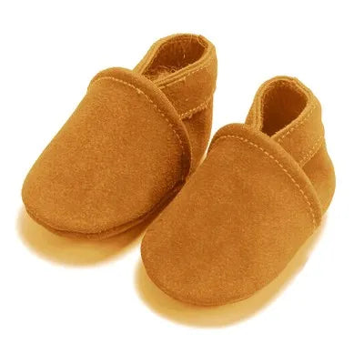 baby moccasins suede genuine leather First Walkers Newborn Baby Boy Girl Soft Moccs Shoes tassels Non-slip Crib Shoe