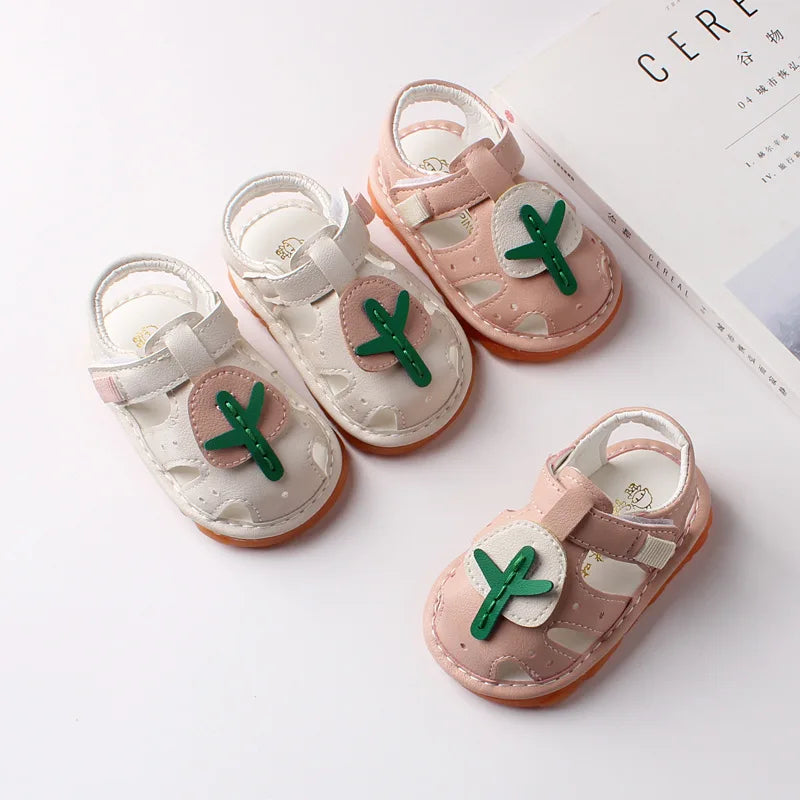 summer baby sandals for girl shoes children baby toddler shoes kids infant soft bottom sandals fashion cute shoes 0-2 years old