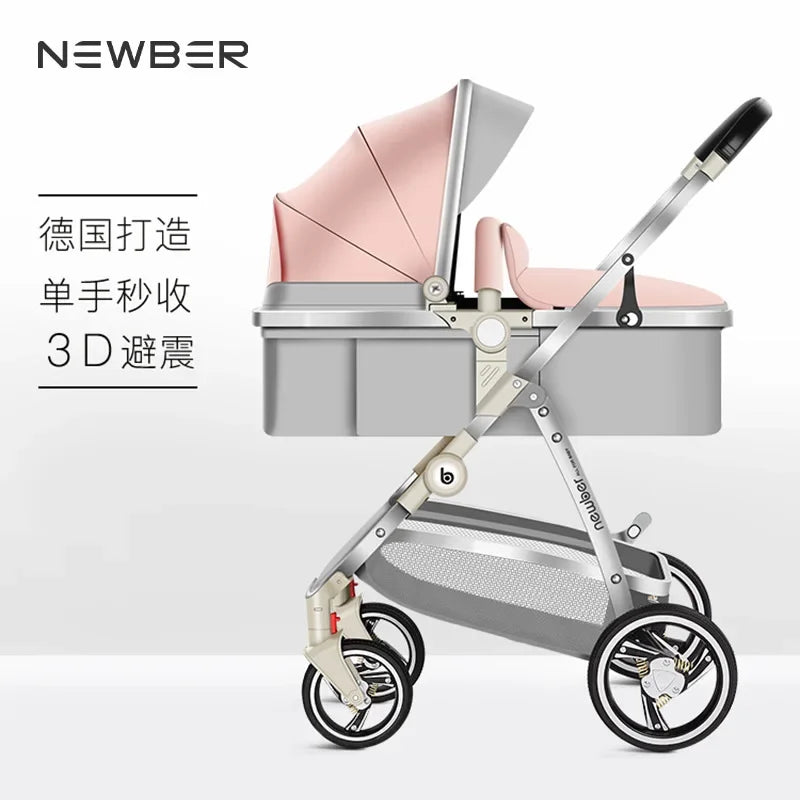 Yy Cart Lightweight Folding Sitting Lying High Landscape Newborn Two-Way Trolley