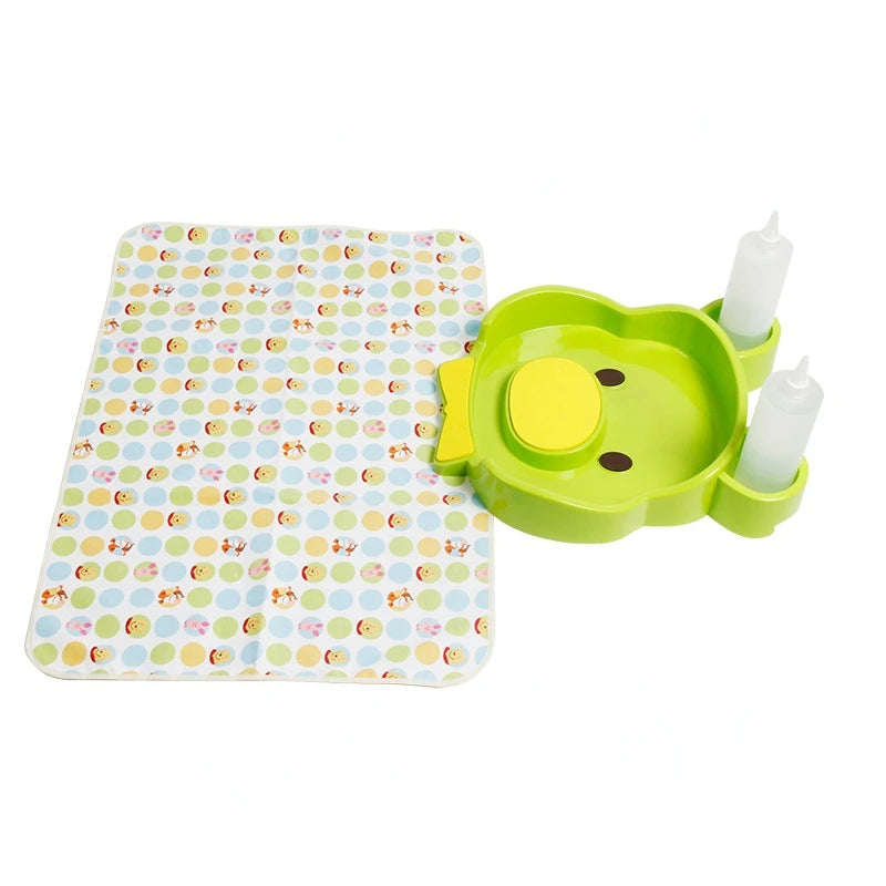 Baby Bath Mat Portable Infant Washing Ass Artifact Baby Washing Fart Basin Newborn Washing PP Tub Supplies Kids Wash Hair Tub