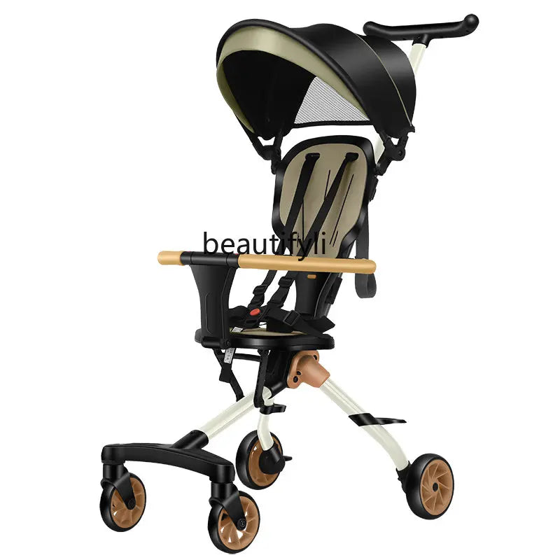 zq  Baby Carriage Trolley Mini Ultra-Small Folding Baby Car Baby Ultra-Light Portable