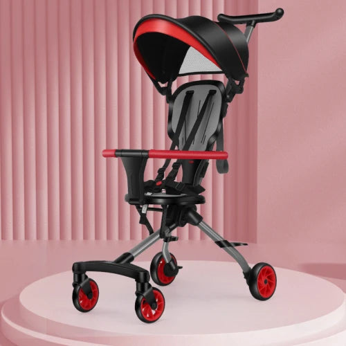 zq  Baby Carriage Trolley Mini Ultra-Small Folding Baby Car Baby Ultra-Light Portable